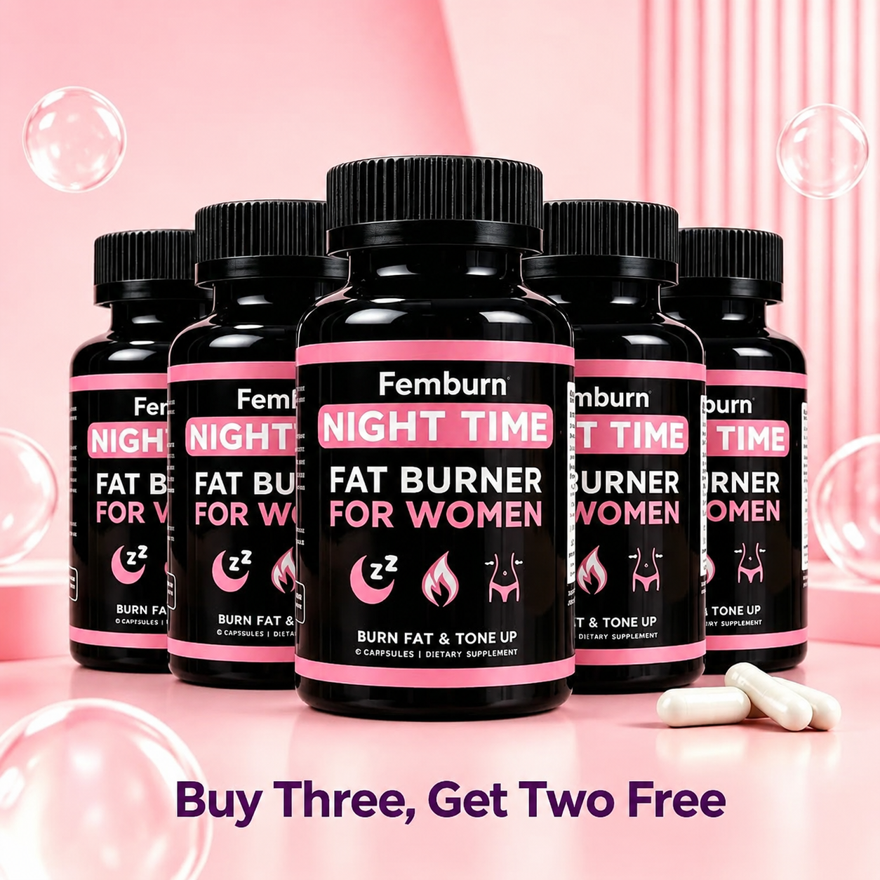 FEMBURN Overnight Burn™ | Nighttime Fat Burner for Women