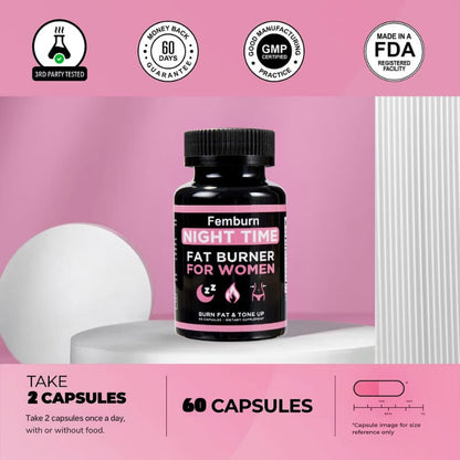 FEMBURN Overnight Burn™ | Nighttime Fat Burner for Women