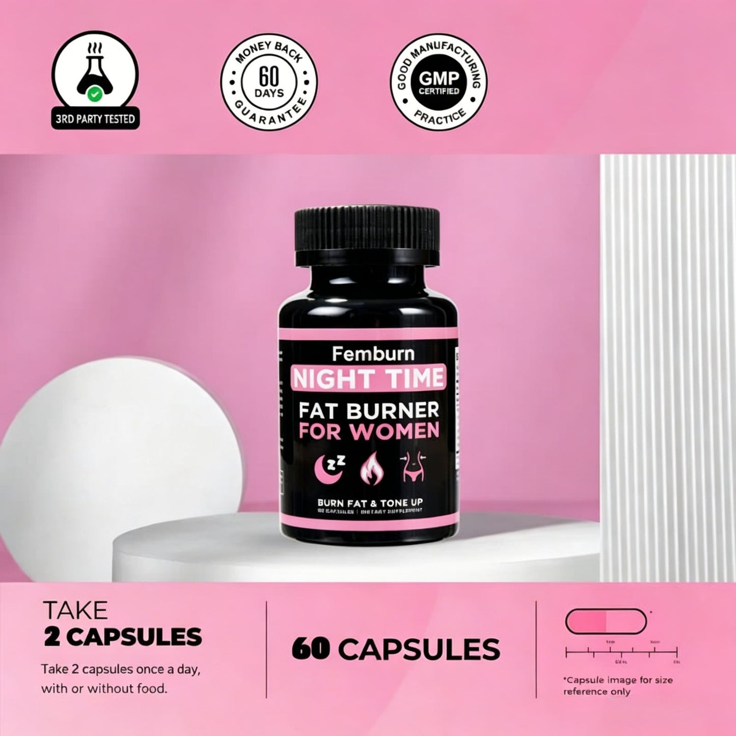 FEMBURN Overnight Burn™ | Nighttime Fat Burner for Women