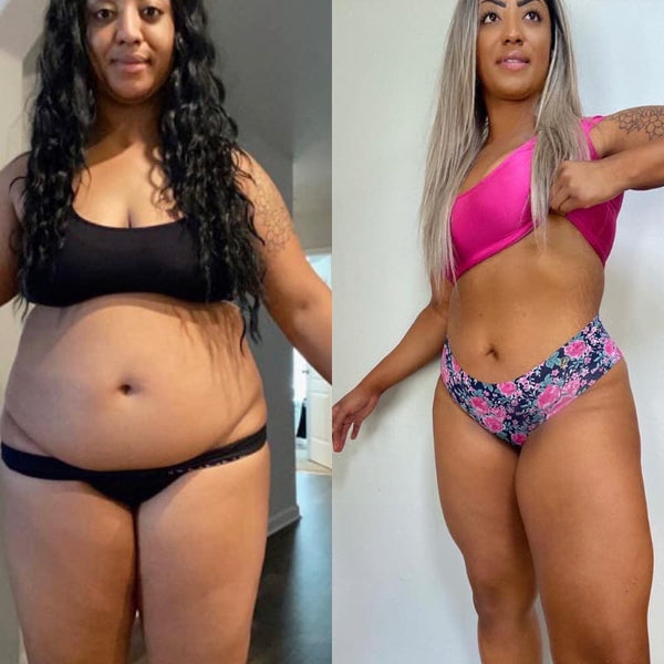 Before and after comparison