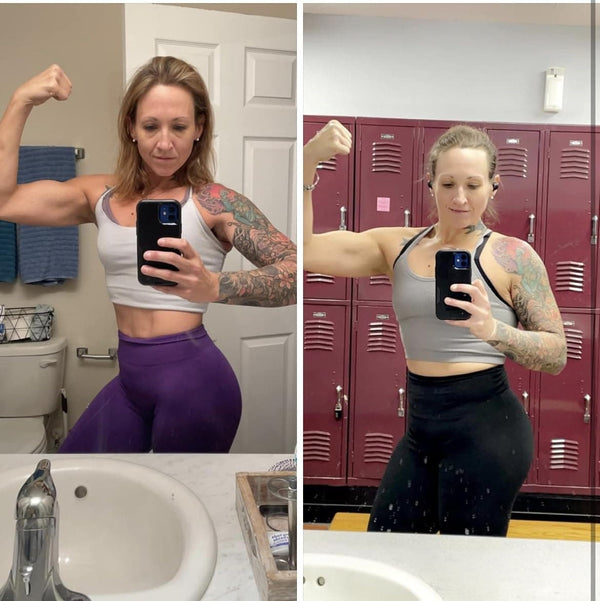 Before and after comparison