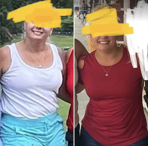 Before and after comparison
